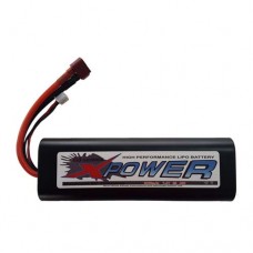 Battery Hardcase X-Power Round Shoulder LiPo 3900mah 2S1P - 40C