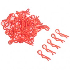 Yeah Racing RC Body Clip For 1/8 1/10 1/12 10pcs Florescent Orange #YA-0325OR