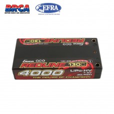 Battery Hardcase Gens ace Redline Series 4000mAh 7.6V 130C 2S1P HV Shorty Lipo Battery