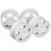 Tam54674 White Split 5-Spoke Wheels +2 (4pcs)