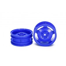 Tam54681 4WD Buggy Front Star-Dished Wheels (Blue)